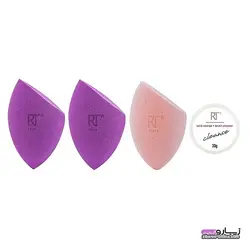 پد آرایشی REAL TECHNIQUES ریل تکنیکز مدل BLEND+GLOW SET صابون دار بسته4عددی (با ضمانت اصالت کالا-برند حک شده بر روی محصول) - فروشگاه اینترنتی زیبارو آنلاین