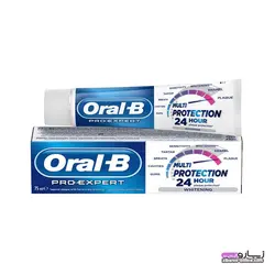 خمیردندان ORAL-Bاورال-بی مدل PRO-EXPERT MULTI24H WHITENING حجم75میلی لیتر (با ضمانت اصالت کالا-ساخت آلمان-تاریخ انقضا طولانی) - فروشگاه اینترنتی زیبارو آنلاین