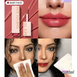 تینت لب SHEGLAMشیگلم مدل BABY FACE-TAKE A HINT UP LIP TINT حجم3.5میلی لیتر  (با ضمانت اصالت کالا-تاریخ انقضا طولانی)