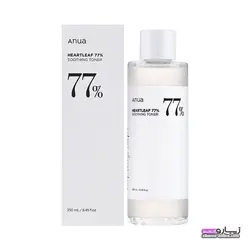 تونر ANUAآنوا مدل HEARTLEAF77% SOOTHING TONER حجم250ml  (اصل کره جنوبی-تاریخ انقضا طولانی)