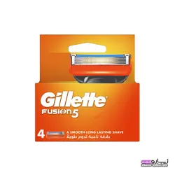 یدک خودتراش ژیلت مدل FUSION بسته 4عددی آلمان همراه با ضمانت اصالت کالا