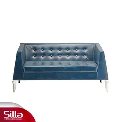 مبل چرم اداری دو نفره مدل F76p2