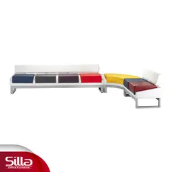مبل انتظار لابی دو نفره مدل L66P2
