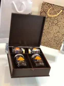 پک عسل طرح منبت رنگی