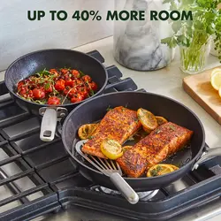 سرویس قابلمه 10 پارچه برند GreenPan|مدل ‎CC003271-001 | قابلمه| ماهیتابه|سرامیکی نچسب |بدون PFAS| قابل شستشو در ماشین ظرفشویی| فر| مشکی|زمان تحویل 2 تا 3 هفته کاری