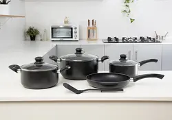 سرویس قابلمه 8 پارچه برند Royalford|مدل ‎RF7923| قابلمه| ماهیتابه|ظروف نچسب آلومینیومی|زمان تحویل 2 تا 3 هفته کاری