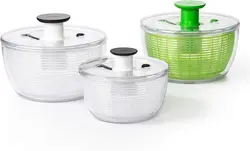 چرخنده سالاد و سبزی برند OXO|مدل ‎1045409 |ظرفیت 3 کوارت|Spinner |اسپینر کوچک سالاد  و سبزی|Good Grips| زمان تحویل 3 تا 4 هفته کاری