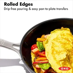 سرویس قابلمه 12 پارچه برند OXO|مدل ‎CW000985-003 | قابلمه | ماهیتابه |Good Grips Pro| آنادایز سخت| بدون PFOA|قابل شستشو در ماشین ظرفشویی| فر| دسته استیل ضد زنگ|مشکی|زمان تحویل 3 تا 4 هفته کاری