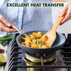 ماهیتابه برند GreenPan|مدل ‎ ‎CW0005078| خاکستری| Lima| پوشش سرامیکی|آنودایز سخت |10 اینچی | 5 لیتری |زمان تحویل 2 تا 3 هفته کاری