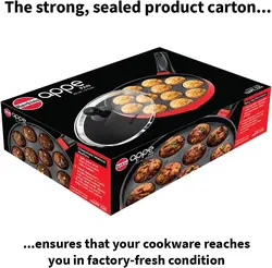 ماهیتابه برند Hawkins |مدل NAPE22G|ماهیتابه نچسب با درب شیشه ای|22 سانتی متر|12 کاپ|زمان تحویل 2 تا 3 هفته کاری