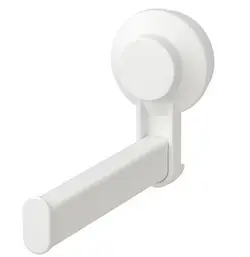 جا رولی توالت TISKEN ایکیا با مکنده سفید | IKEA TISKEN Toilet roll holder with suction white cup | تحویل 2 تا 3 هفته کاری