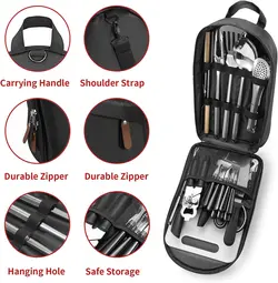 ست ظروف آشپزخانه  27 تکه قابل حمل کمپینگ فری های کر | Portable Camping Kitchen Utensil Set-27 Piece Freehiker | تحویل دو تا سه هفته کاری
