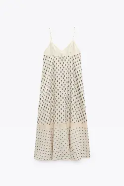 لباس مدل قلاب دوزی شده زارا | ZARA PATCHWORK DRESS | تحویل 2 تا 3 هفته کاری