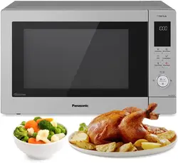 مایکروویو برند Panasonic|مدل Nn-Cd87| ظرفیت 34 لیتری|نقره ای| زمان تحویل 2 تا 3 هفته کاری