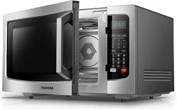 مایکروویو برند Toshiba |مدل MM-EC42S(BS)|ظرفیت 42 لیتری|با 10 منوی پخت خودکار|2500 وات|11 سطح قدرت| زمان تحویل 2 الی 3 هفته کاری