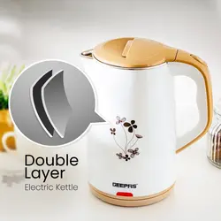 کتری برقی جیپاس|1.8 لیتر| مدل GK6138- زمان تحویل 2 تا 3 هفته کاری