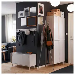 نیمکت برند IKEA |مدل MACKAPÄR | سفید |100*51 سانتی متری| با محفظه های ذخیره سازی| جاکفشی- زمان تحویل 2 تا 3 هفته کاری