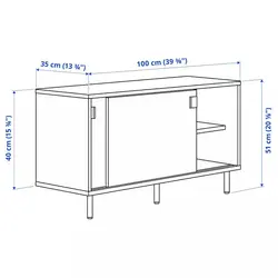 نیمکت برند IKEA |مدل MACKAPÄR | سفید |100*51 سانتی متری| با محفظه های ذخیره سازی| جاکفشی- زمان تحویل 2 تا 3 هفته کاری