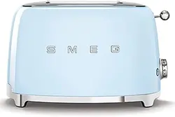 توستر برند Smeg |مدل TSF01PBUK|سبک رترو |6 سطح قهوه ای شدن| 2 شکاف نان بسیار عریض| عملکردهای یخ زدایی و گرم کردن مجدد|سینی خرده نان قابل جابجایی- زمان تحویل 2 تا 3 هفته کاری