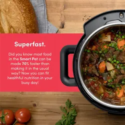 زود پز هوشمند برند Nutricook |مدل ‎NC-SP204K |اجاق برقی، آرام پز، پلوپز، بخارپز، قابلمه، ماست ساز و موارد دیگر| 12 برنامه هوشمند- زمان تحویل 2 تا 3 هفته کاری