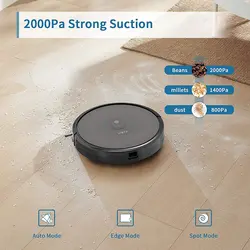 جاروبرقی رباتیک Uoni S1| بی صدا| فوق نازک| مکش قوی 2000 پاسکال|خود شارژ| مشکی- زمان تحویل 2 تا 3 هفته کاری