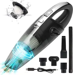 جارو شارژی دستی خودرو AccLoo| مدل‎JM-XC120| با مکش قوی سیکلون 3.2 کیلو پاسکال|  120 واتی| مناسب برای خانه| ماشین و حیوانات خانگی- زمان تحویل 2 تا 3 هفته کاری