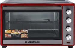 فر برقی برند Olsenmark|مدل ‎OMO2212 |ظرفیت 68 لیتری|با کانوکشن و جوجه گردان|تایمر 60 دقیقه ای با زنگ | دما قابل تنظیم | توان 2000 وات|زمان تحویل 2 تا 3 هفته کاری