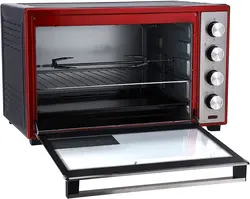 فر برقی برند Olsenmark|مدل ‎OMO2212 |ظرفیت 68 لیتری|با کانوکشن و جوجه گردان|تایمر 60 دقیقه ای با زنگ | دما قابل تنظیم | توان 2000 وات|زمان تحویل 2 تا 3 هفته کاری