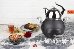 کتری کروپست مدل کیانا کف چدن رنگی (نقره ای)