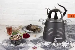کتری کروپست مدل هرمی با قوری فانتزی (هرمی رنگی)
