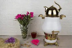 سماور کروپست مدل السا (میکس طلایی)