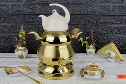 کتری کروپست مدل سایه طلایی پایه دار