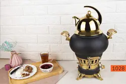 سماور کروپست مدل ساحر رنگی طلایی (مشکی-طلایی)