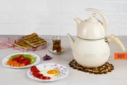 کتری کروپست مدل دنیز کف چدن رنگی