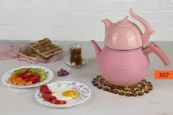 کتری کروپست مدل دنیز کف چدن رنگی