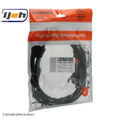 کابل پرینتر usb ماکر طول 1/5 متر – MACHER USB Printer Cable 1/5 m
