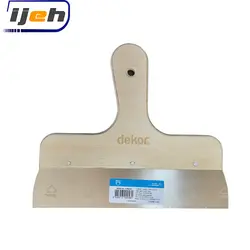 لیسه دسته چوبی برند دکور کد 046 طول 25 سانتی متر – dekor Curved Handle Spatula code 046