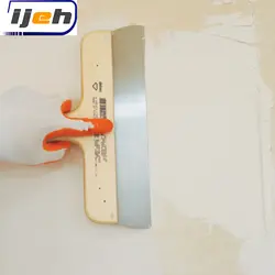 لیسه دسته چوبی برند دکور کد 046 طول 25 سانتی متر – dekor Curved Handle Spatula code 046