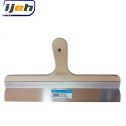 لیسه دسته چوبی برند دکور کد 048 طول 40 سانتی متر – Dekor Curved Handle Spatula code048