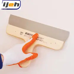 لیسه دسته چوبی برند دکور کد 048 طول 40 سانتی متر – Dekor Curved Handle Spatula code048