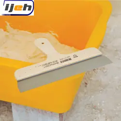 لیسه دسته چوبی برند دکور کد 048 طول 40 سانتی متر – Dekor Curved Handle Spatula code048