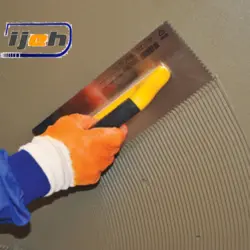 ماله دندانه دار ریز برند دکور مدل دسته باز – کد 125- dekor Notched Trowel V Notched Open Handle