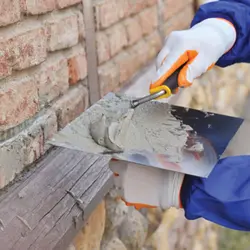 ماله بند کشی دسته چوبی برند دکور کد 398 – Dekor Grouting Trowel wooden handle code 398