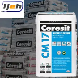 چسب پودری کاشی و پرسلان سرزیت هنکل cm 17 سفید Henkel Ceresit CM 17 white