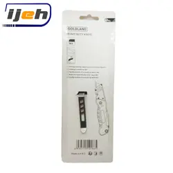 کاتر حرفه ای تاشوی تیغه ذوزنقه ای گلد لند gold land folding knife model GL-600