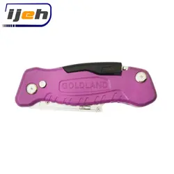 کاتر حرفه ای تاشوی تیغه ذوزنقه ای گلد لند gold land folding knife model GL-600