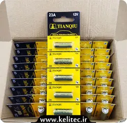 کارتن 50 تایی باتری ریموتی 12V 23A تیانکیو - اورجینال
