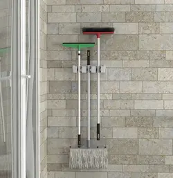 نگهدارنده تی و جارو 3 خانه