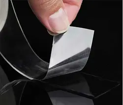 نوار چسب دو طرفه شفاف متراژ 150cm (مدل Double Sided)