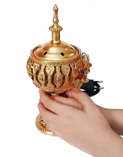 اسپند دودکن طلایی {Incense Burner Electric}